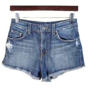 Carmar Cutoff Distressed Denim Shorts